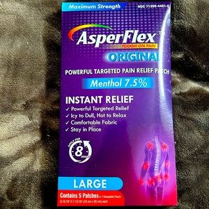 Asperflex instant pain relief (5patches)